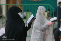 مراسم دعای عرفه در جوار کریمه اهل بیت