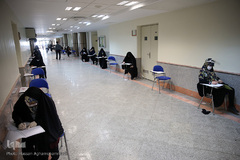 مرحله نخست پانزدهمین آزمون طرح ارزیابی و اعطای مدرک تخصصی به حافظان قرآن کریم در دانشگاه علم و صنعت