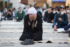 مراسم دعای عرفه در مسجدالنبی (ص) قزوین