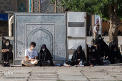 مراسم دعای عرفه در مسجدالنبی (ص) قزوین