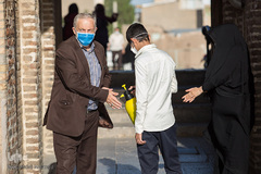 مراسم دعای عرفه در مسجدالنبی (ص) قزوین