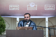 مراسم دعای عرفه در مسجدالنبی (ص) قزوین