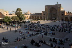 مراسم دعای عرفه در مسجدالنبی (ص) قزوین