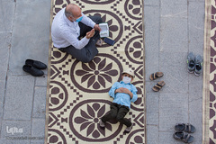 مراسم دعای عرفه در مسجدالنبی (ص) قزوین