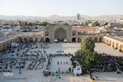 مراسم دعای عرفه در مسجدالنبی (ص) قزوین