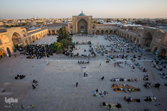 مراسم دعای عرفه در مسجدالنبی (ص) قزوین