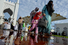 نماز عید سعید قربان در آچه، اندونزی