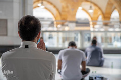 طواف وداع حجاج بیت االله الحرام در آخرین روز حج تمتع ۱۴۴۱