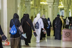 طواف وداع حجاج بیت االله الحرام در آخرین روز حج تمتع ۱۴۴۱