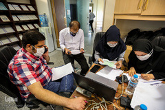 تلاش عوامل فنی در پخش آنلاین مراسم گرامیداشت چهلمین سال تأسیس جهاددانشگاهی از استودیو «مبین» سازمان قرآنی دانشگاهیان کشور