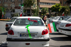 حرکت کاروان شادی عید غدیر در همدان