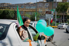 حرکت کاروان شادی عید غدیر در همدان