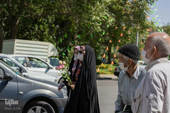 حرکت کاروان شادی عید غدیر در همدان