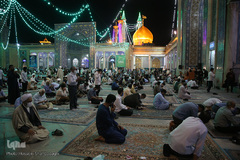 حرم کریمه اهل بیت(ع) در شب عید غدیر