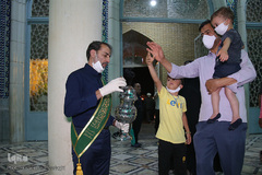 حرم کریمه اهل بیت(ع) در شب عید غدیر