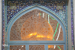 حرم کریمه اهل بیت(ع) در شب عید غدیر