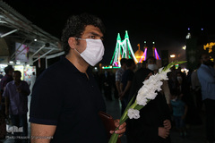 حرم کریمه اهل بیت(ع) در شب عید غدیر