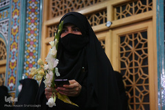 حرم کریمه اهل بیت(ع) در شب عید غدیر