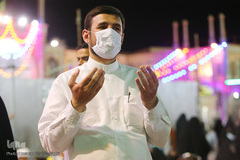 حرم کریمه اهل بیت(ع) در شب عید غدیر