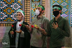 حرم کریمه اهل بیت(ع) در شب عید غدیر