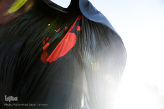 آیین "سلام بر محرم"، تعویض مرتفع ترین پرچم کشور