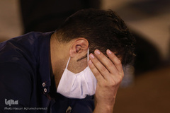 عزاداری شب سوم محرم در میدان امام حسین(ع)