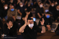 عزاداری شب سوم محرم در میدان امام حسین(ع)