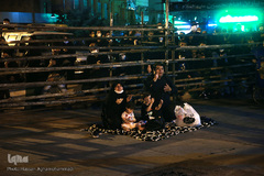 عزاداری شب سوم محرم در میدان امام حسین(ع)