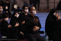 عزاداری شب سوم محرم در میدان امام حسین(ع)