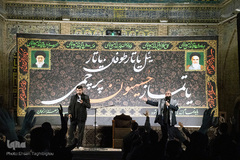 مراسم عزاداری شب سوم محرم در مسجد جامع زنجان