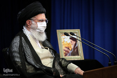 سخنرانی رهبر انقلاب در ارتباط تصویری با جلسه هیئت دولت