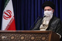 سخنرانی رهبر انقلاب در ارتباط تصویری با جلسه هیئت دولت