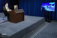 سخنرانی رهبر انقلاب در ارتباط تصویری با جلسه هیئت دولت