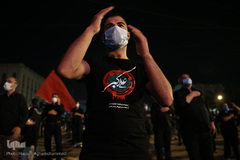 مراسم عزاداری شب چهارم محرم در هیئت میثاق با شهدا در دانشگاه افسری امام علی(ع) تهران