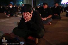 مراسم عزاداری شب چهارم محرم در هیئت میثاق با شهدا در دانشگاه افسری امام علی(ع) تهران