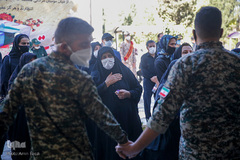 تشییع پیکر محمدجواد حسین‌دوست شهید مدافع امنیت