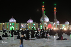 عزاداری شب پنجم محرم در مسجد جمکران