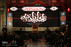 عزاداری شب پنجم محرم در مسجد جمکران
