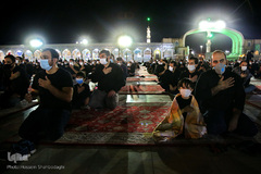 عزاداری شب پنجم محرم در مسجد جمکران