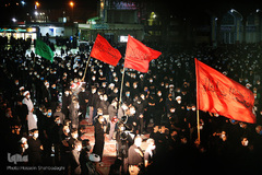 عزاداری شب پنجم محرم در مسجد جمکران