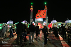 عزاداری شب پنجم محرم در مسجد جمکران