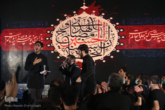 عزاداری شب پنجم محرم در مسجد جمکران