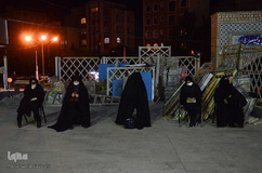 مراسم عزاداری شب ششم محرم در مسجد حضرت ولیعصر(عج) تبریز