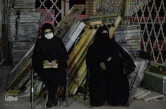 مراسم عزاداری شب ششم محرم در مسجد حضرت ولیعصر(عج) تبریز