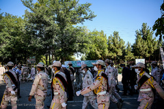 تشییع پیکر شهید مرزبانی «سعید رحمانی» در مشهد