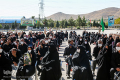 تشییع پیکر شهید مرزبانی «سعید رحمانی» در مشهد