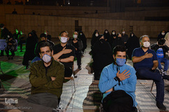 مراسم عزاداری شب هشتم ماه محرم میدان منصور تبریز