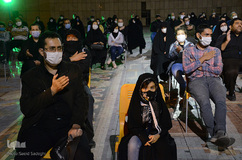 مراسم عزاداری شب هشتم ماه محرم میدان منصور تبریز