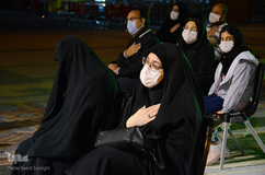 مراسم عزاداری شب هشتم ماه محرم میدان منصور تبریز