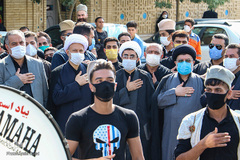 عزاداری ظهر تاسوعا در حرم شاهچراغ(ع)